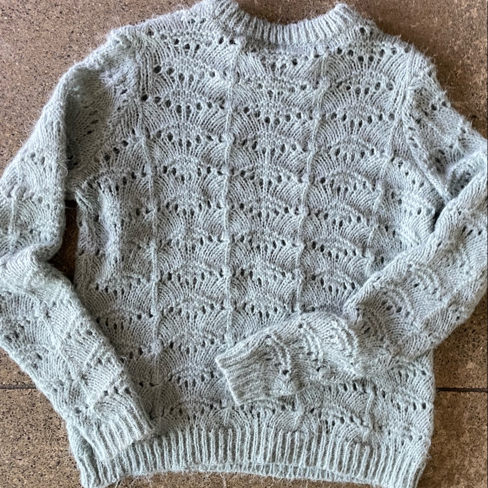 Blue Bohme Vera Moda Knit Pull Over Sweater